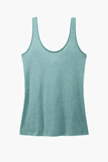 District Women's Perfect Blend CVC V-Neck Tank — view 9