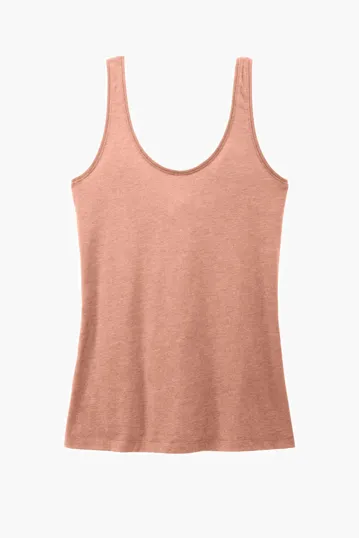 District Women's Perfect Blend CVC V-Neck Tank — view 12