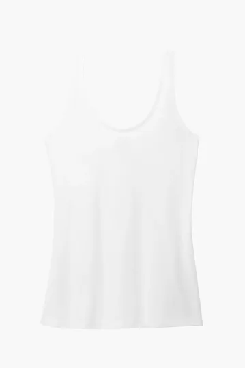 District Women's Perfect Blend CVC V-Neck Tank — view 13