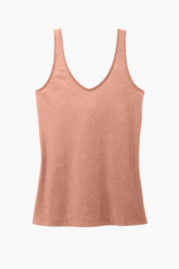 District Women's Perfect Blend CVC V-Neck Tank — view 6