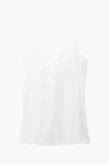 District Women's Perfect Blend CVC V-Neck Tank — view 7
