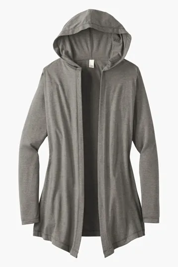 District Women's Perfect Tri Hooded Cardigan — view 3