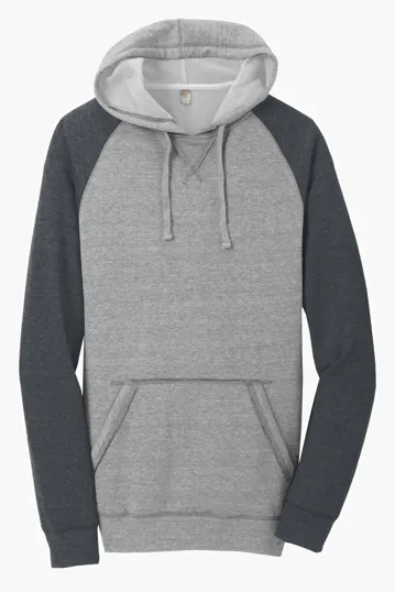 District Lightweight Fleece Raglan Hoodie — view 3