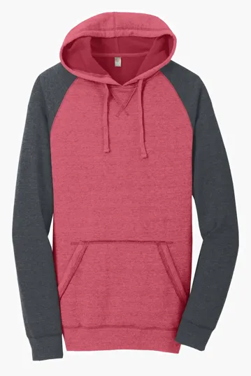 District Lightweight Fleece Raglan Hoodie — view 4