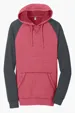 District Lightweight Fleece Raglan Hoodie — view 4
