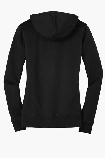 District Women's Fitted Jersey Full-Zip Hoodie — view 4