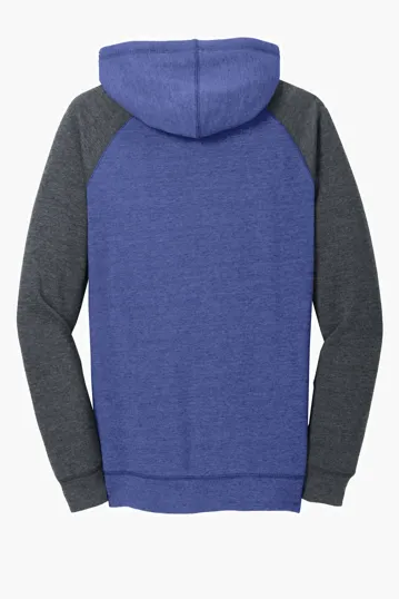 District Women's Lightweight Fleece Raglan Hoodie — view 5