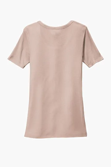 District Women's V.I.T. Rib Scoop Neck Tee — view 8
