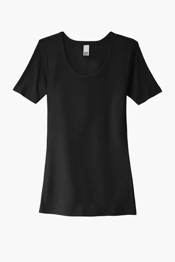 District Women's V.I.T. Rib Scoop Neck Tee — view 2