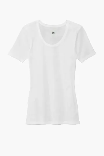 District Women's V.I.T. Rib Scoop Neck Tee — view 5