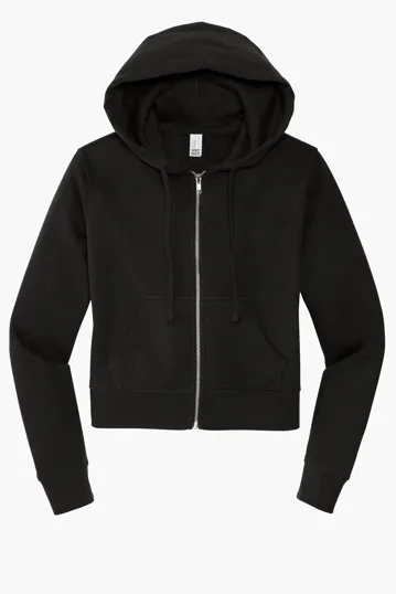 District Women's V.I.T. Fleece Full-Zip Hoodie — view 2