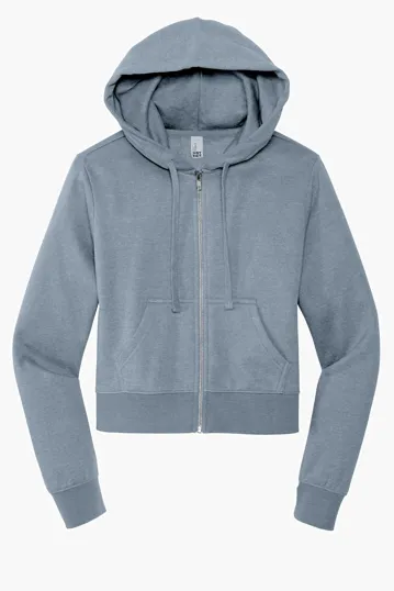 District Women's V.I.T. Fleece Full-Zip Hoodie — view 4