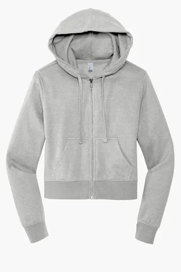 District Women's V.I.T. Fleece Full-Zip Hoodie — view 6