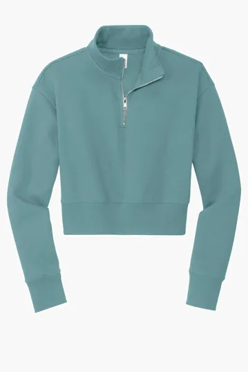 District Women's V.I.T. Fleece 1/2-Zip — view 3