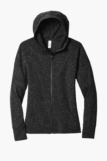 District Women's Medal Full-Zip Hoodie — view 2