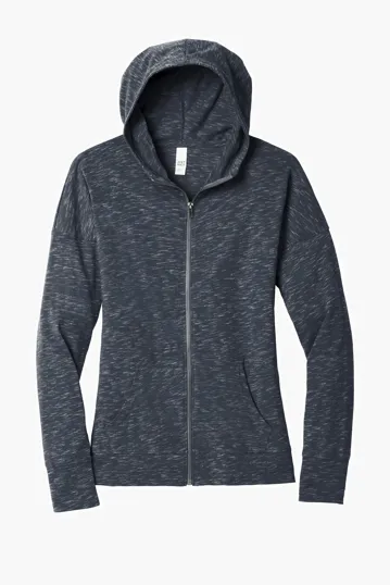 District Women's Medal Full-Zip Hoodie — view 5
