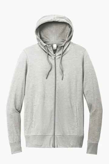 District Women's Featherweight French Terry Full-Zip Hoodie — view 4