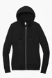 District Women's Featherweight French Terry Full-Zip Hoodie — view 2