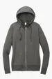 District Women's Featherweight French Terry Full-Zip Hoodie — view 5