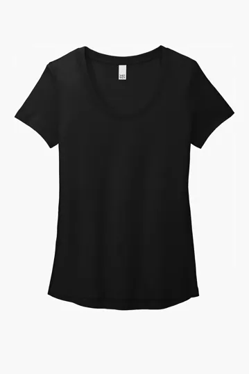 District Women's Flex Scoop Neck Tee — view 2