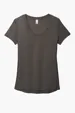 District Women's Flex Scoop Neck Tee — view 3
