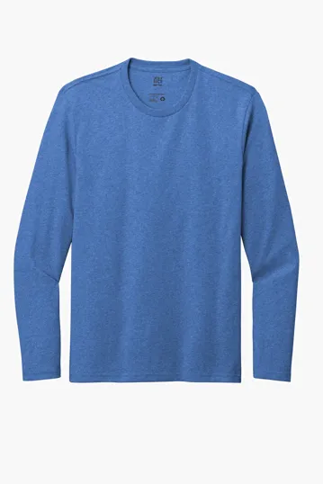 District Re-Tee Long Sleeve Recycled Cotton Tee — view 3