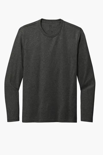 District Re-Tee Long Sleeve Recycled Cotton Tee — view 4
