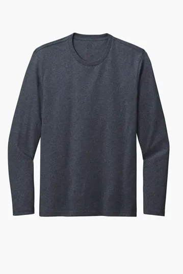 District Re-Tee Long Sleeve Recycled Cotton Tee — view 5