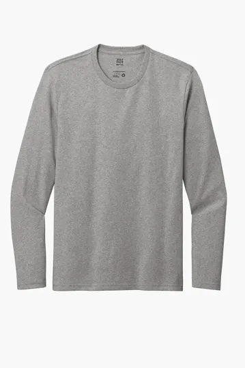 District Re-Tee Long Sleeve Recycled Cotton Tee — view 6