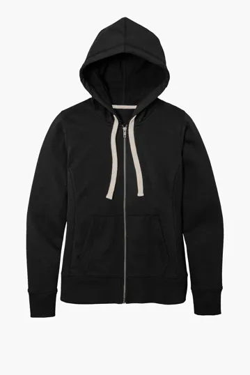 District Women's Re-Fleece Full-Zip Hoodie — view 2