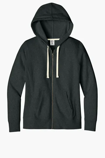 District Women's Re-Fleece Full-Zip Hoodie — view 3
