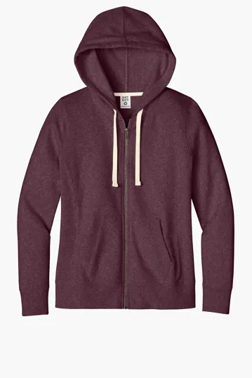 District Women's Re-Fleece Full-Zip Hoodie — view 5