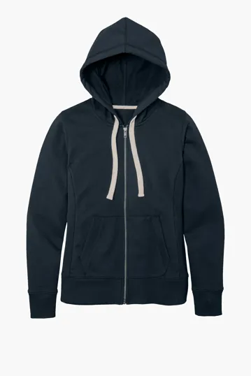 District Women's Re-Fleece Full-Zip Hoodie — view 6
