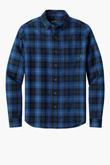 Eddie Bauer Long Sleeve Favorite Flannel Plaid Shirt — view 2