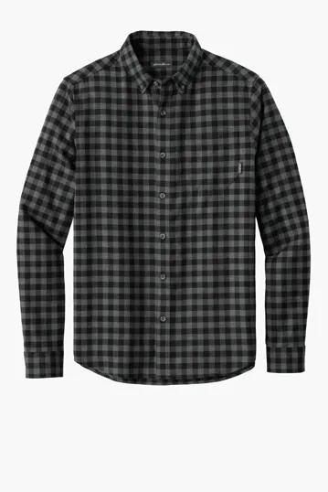 Eddie Bauer Long Sleeve Favorite Flannel Plaid Shirt — view 3