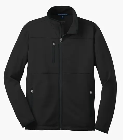 Port Authority Pique Fleece Jacket — view 2