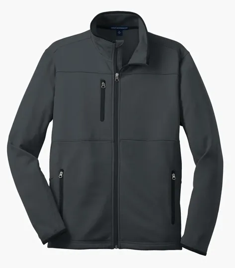 Port Authority Pique Fleece Jacket — view 3