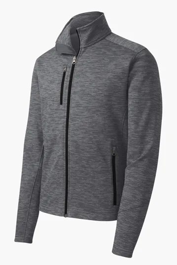 Port Authority Digi Stripe Fleece Jacket — view 2