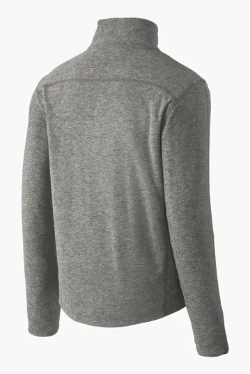 Port Authority Heather Microfleece Full-Zip Jacket — view 8