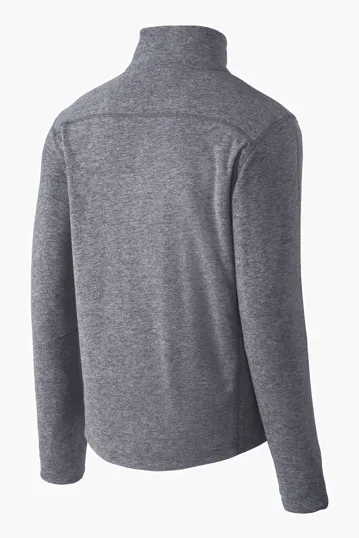 Port Authority Heather Microfleece Full-Zip Jacket — view 9