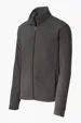 Port Authority Heather Microfleece Full-Zip Jacket — view 2