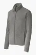 Port Authority Heather Microfleece Full-Zip Jacket — view 4