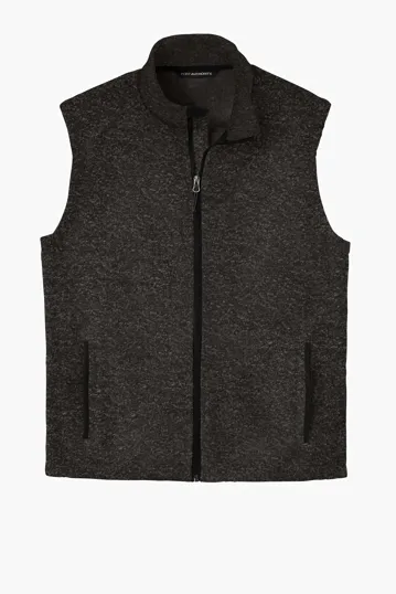 Port Authority Sweater Fleece Vest — view 2