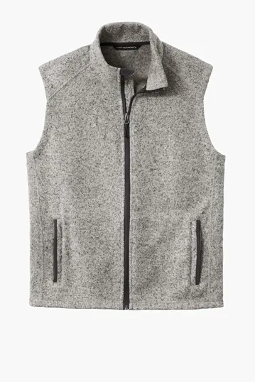 Port Authority Sweater Fleece Vest — view 3