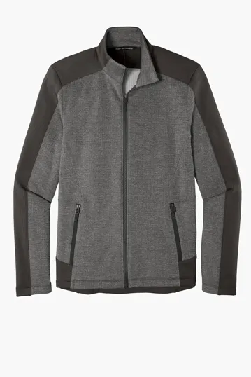 Port Authority Grid Fleece Jacket — view 3