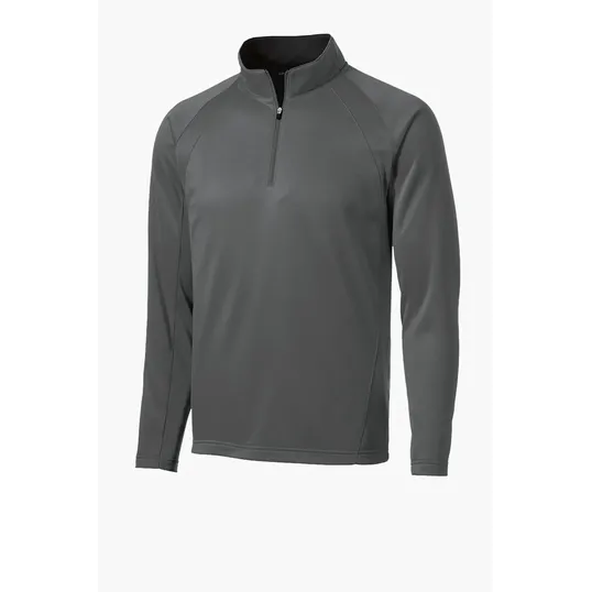 Sport-Tek Sport-Wick Fleece 1/4-Zip Pullover — view 2