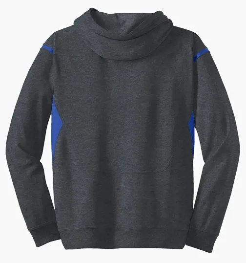 Sport-Tek Tech Fleece Colorblock Hooded Sweatshirt — view 5