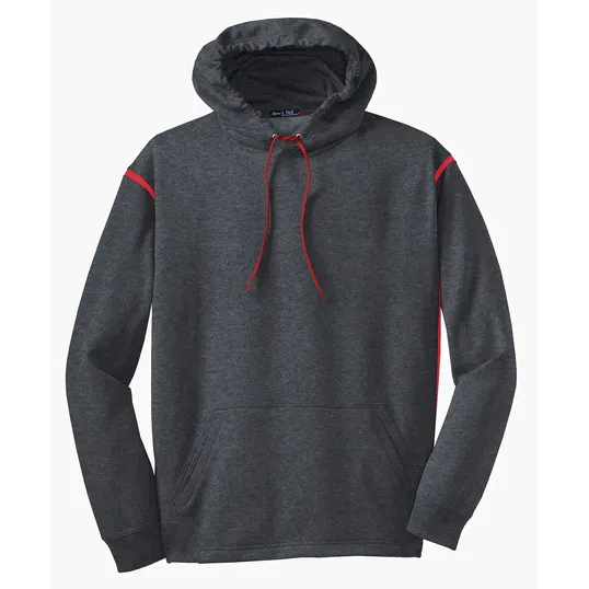 Sport-Tek Tech Fleece Colorblock Hooded Sweatshirt — view 2