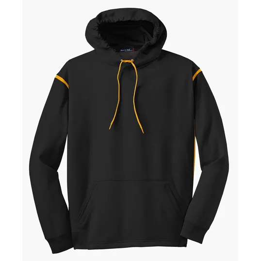 Sport-Tek Tech Fleece Colorblock Hooded Sweatshirt — view 6