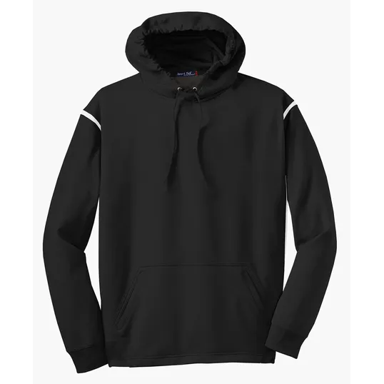 Sport-Tek Tech Fleece Colorblock Hooded Sweatshirt — view 8